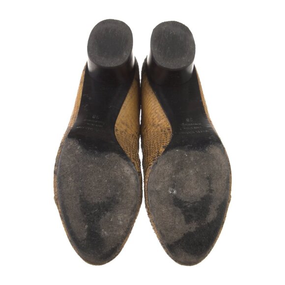 ISABEL MARANT Embossed Leather Ankle Chelsea Boots FR39 US8 - Picture 5 of 6